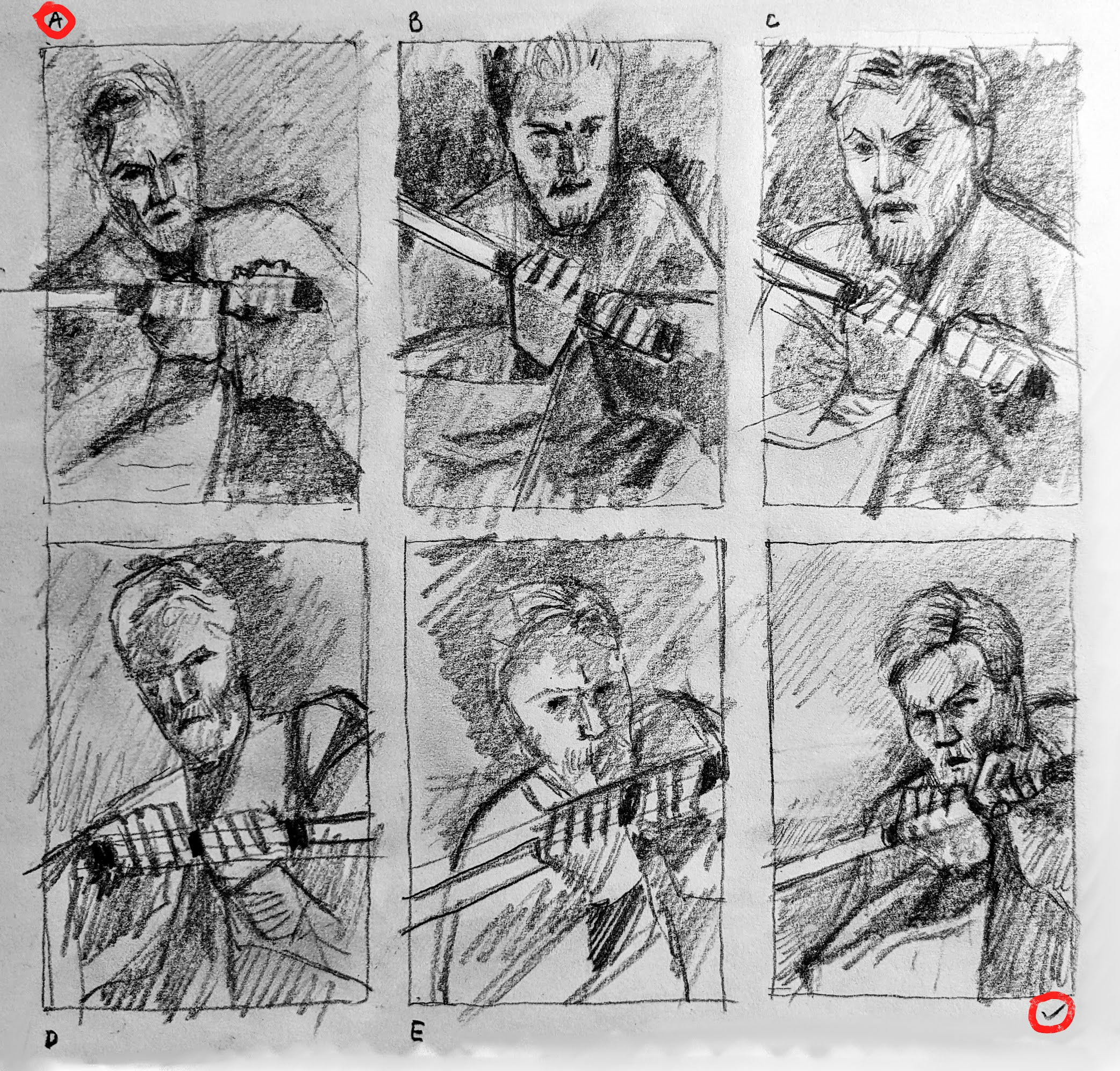 Pencil sketches